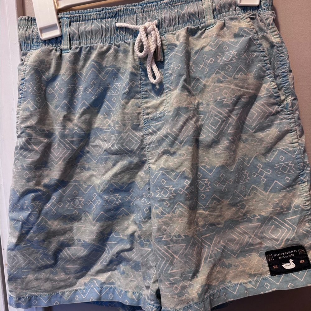 Boys Youth Medium Southern Marsh Swim Shorts